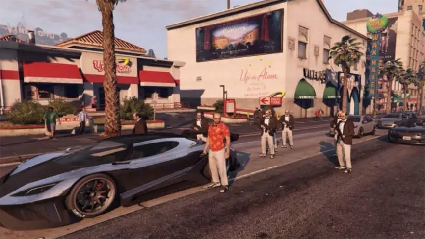 GTA5侠盗猎车手5:中国风6.0/Grand Theft Auto V China(V1.41+功能强大内置修改器+集成走私大暴走等全DLCs+警察模式+蜘蛛侠模式+热咖啡+1300辆真车+183位美女与英雄+200%存档+高清ENB画质补丁-满满的中国风元素-让你游戏停不下来)