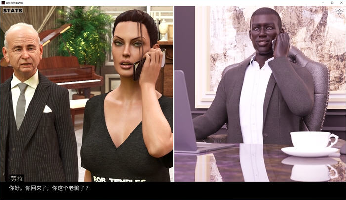 劳拉与失落之城 v0.45 汉化版 PC+安卓 动态同人SLG游戏 700M