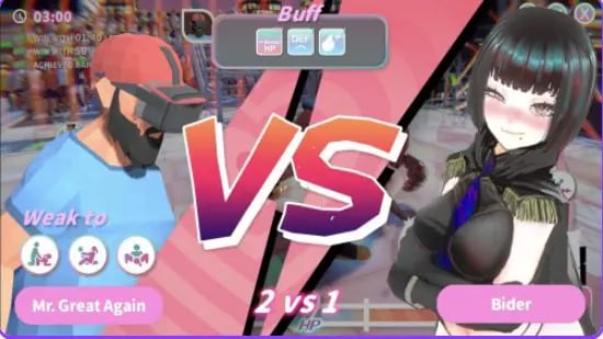 【PC/官中/探索/SLG游戏/1.80G】U.F.F.C – 天下第一武道会（U.F.F.C – Ultimate Fuckable Championshipp）Demo 官中步兵版+探索SLG游戏+1.80G