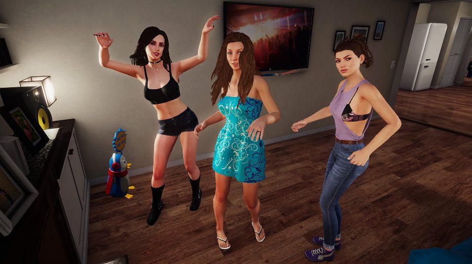 【PC/欧美SLG/官中/全动态】居家派对(House Party) Ver1.2.2官中步兵作弊版+全DLC+作弊+3D互动游戏+更新+8G