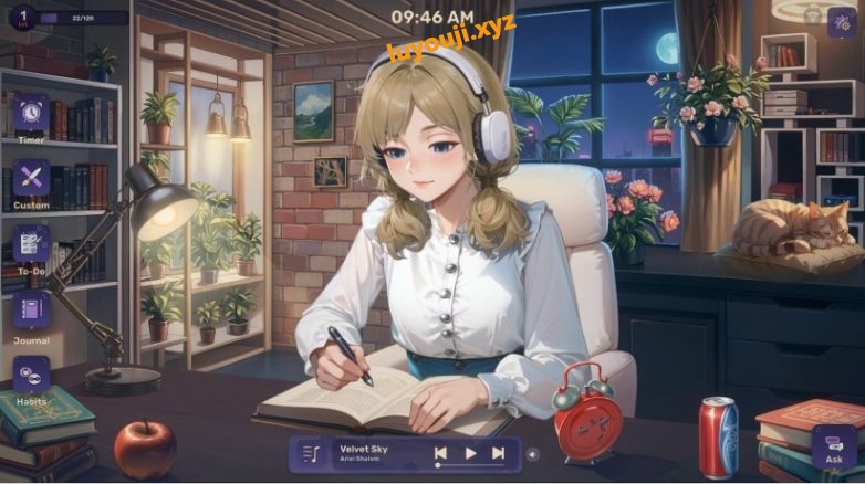 【PC/官中/治愈/陪伴/休闲/益智游戏/1.02G】Lo-Fi女孩：AI助手 官方简体中文版+治愈系+虚拟陪伴益智休闲游戏+1.02G