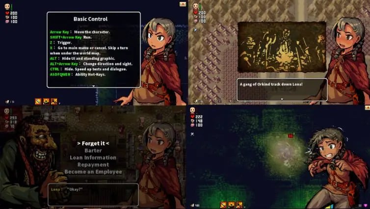 【PC/官中/精品/RPG游戏/740M】 洛娜的世界 (LonaRPG) B.0.10.4.1 官方中文步兵版+精品RPG游戏+740M