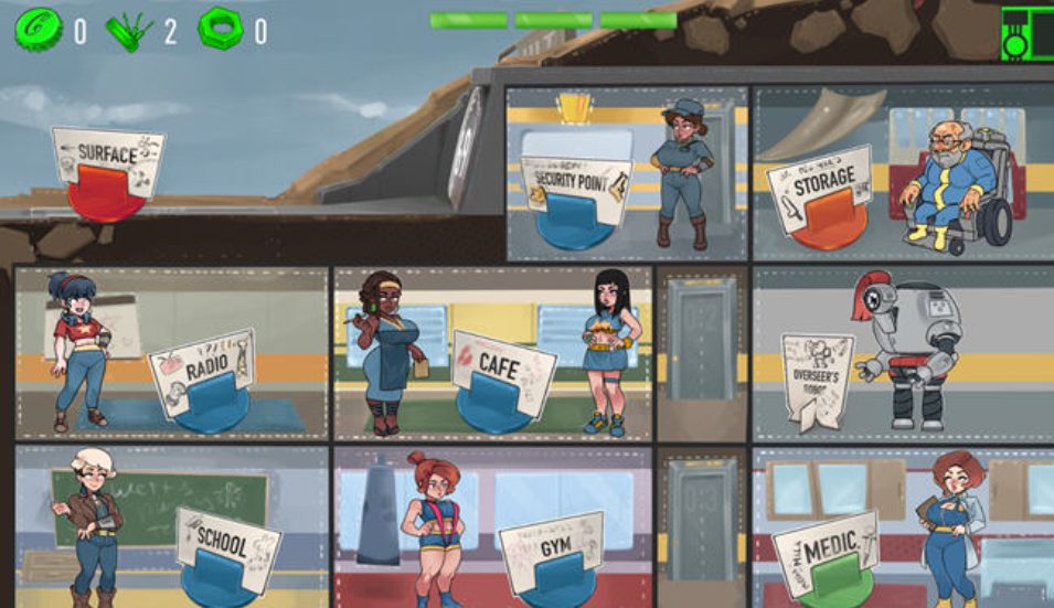 【PC/AI汉化版/2D/策略/SLG游戏/827M】69号避难所(Deep Vault 69) Ver0.4.9 AI汉化版+2D策略SLG游戏+827M