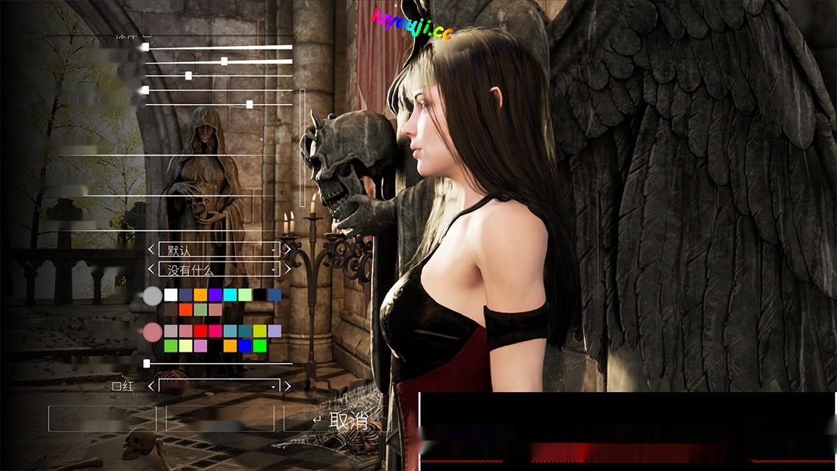 血族迷情Kalyskah v0.24中文版:号称P站最强游戏 连NPC都可捏人+画廊