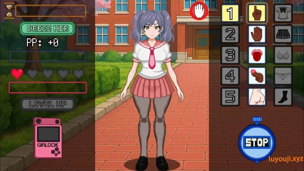 【PC/生肉/互动/SLG游戏/1.10G】 停止大师：时间冻结访客（Stop Master The Time Freeze Visitor）生肉版+互动SLG游戏+1.10G