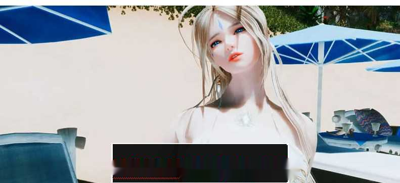 【3D同人/全动态】我的女神同人：海滩上的女神贝露丹蒂！1080HD版【新作/超美/500M】