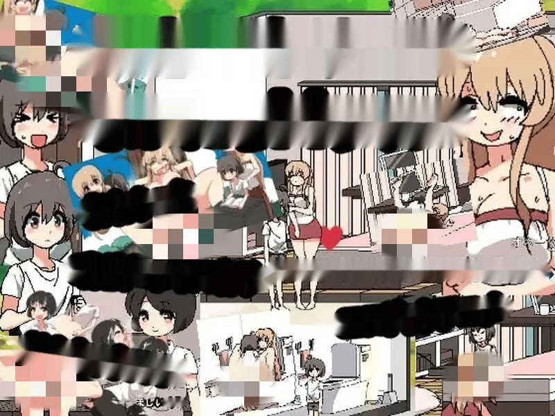 [互动SLG/像素动态] 和家里蹲死宅女姐姐的エロ生活 引きこもり姉とまいにちHライフ DL日文版 900M