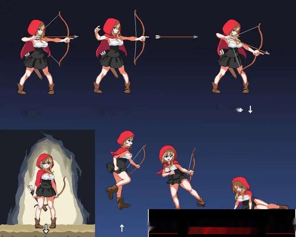 [动作ACT/像素动态] 蔷薇与魔兽 ロゼと魔獣 AI汉化版 2.2G