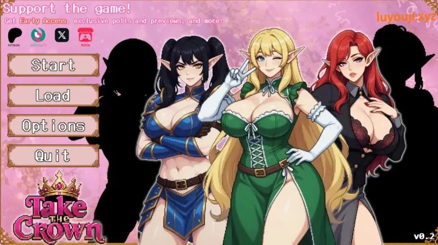 【PC/安卓/AI汉化/日系SLG/沙盒/3.90G】精灵少女夺冠记（Take the Crown） Ver0.5 AI汉化版+PC+安卓+日系SLG游戏+3.90G
