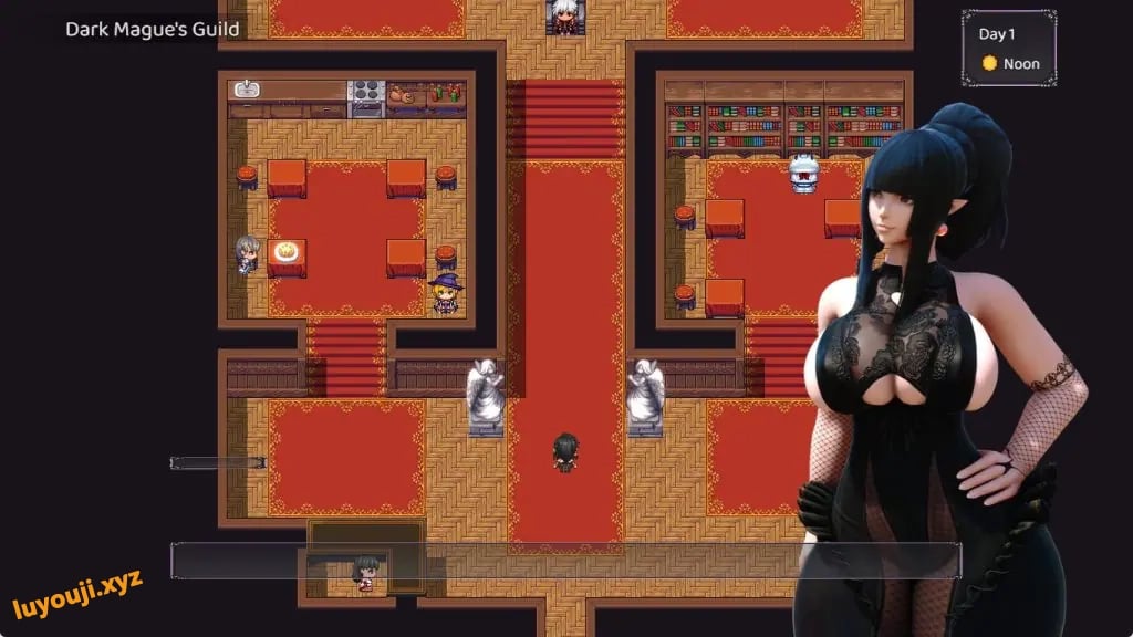 【PC/AI汉化/探索/RPG游戏/1.50G】 暗黑魔法师 神乐 （Dark Magician Kagura） Ver0.3.2.3 AI汉化步兵版+探索RPG游戏+1.50G