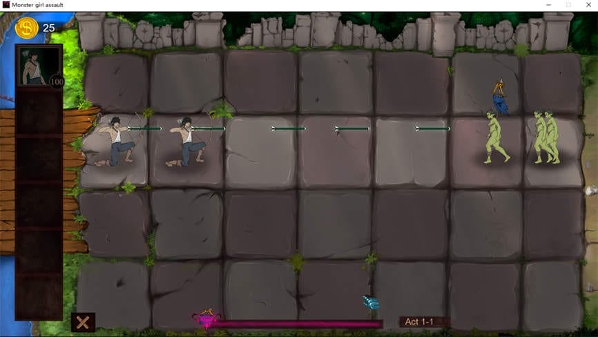 魔女突袭:镇守/Monster girl assault（V1.0.0英文版+集成DLC-植物大战僵尸人物版）