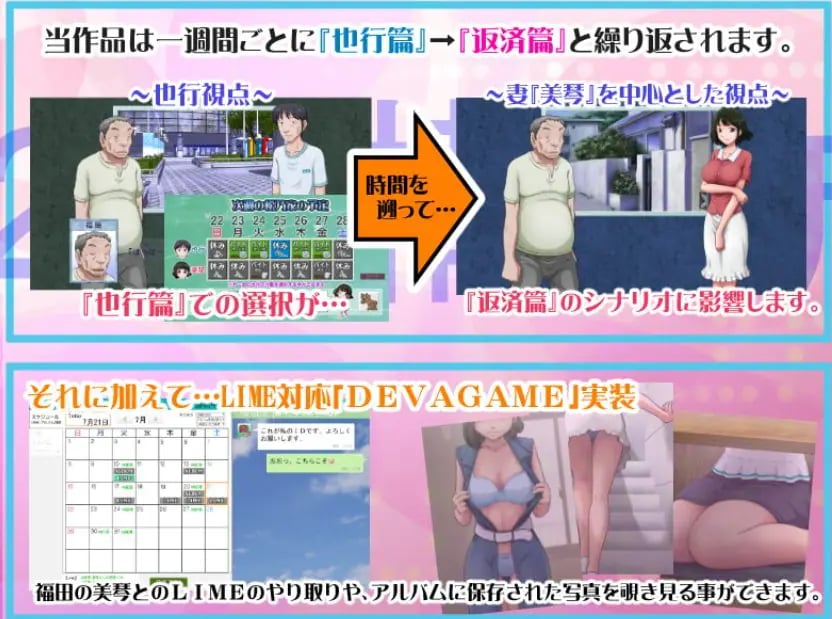 【PC/生肉/日式/ADV游戏/950M】某对夫妇的还款计划(とある夫婦の返済計画)Ver2.09 生肉版+日式ADV游戏+950M