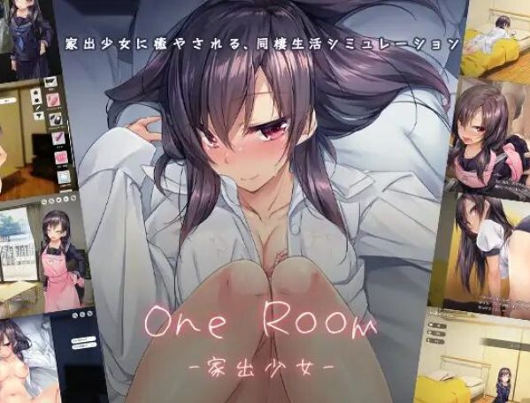 【PC/官中/互动/SLG游戏/1.40G】 1room -家出少女- （One Room: Runaway Girl） Ver1.23a 官方中文版+存档+互动SLG游戏+1.40G