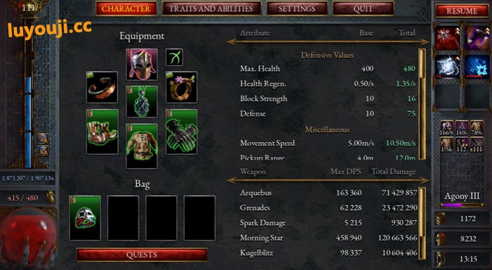 苦痛殿堂(Halls of Torment) v1.0 中文正式版 类暗黑肉鸽生存游戏 800M