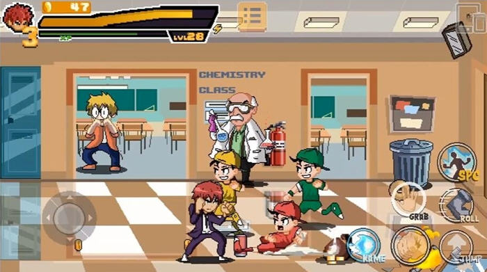 学校英雄 v3.0.4 安卓解锁中文完整版 横版清版动作游戏 150M