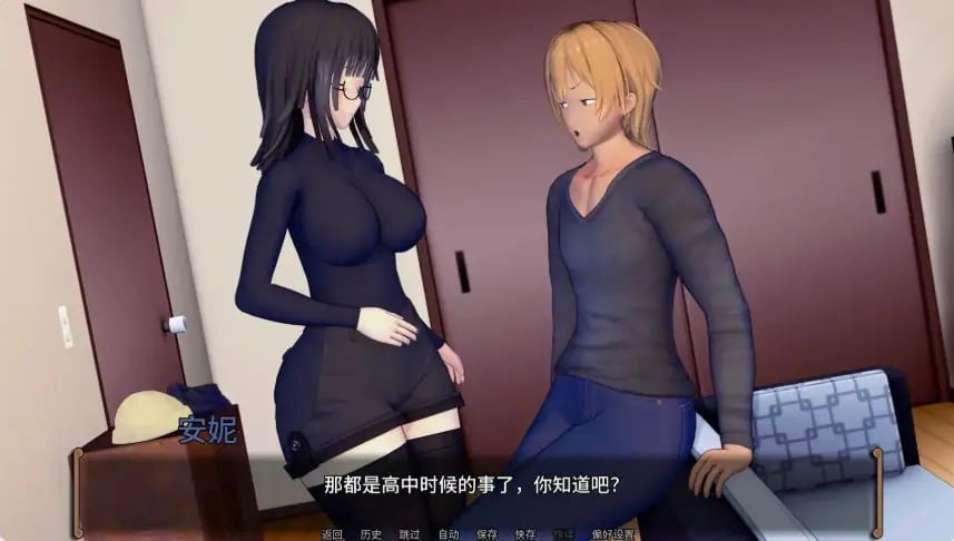 【PC/安卓/AI汉化/日系/学校/SLG游戏/1.52G】无心的拥抱 (A Thoughtless Embrace) Ver0.2 AI汉化版 PC+安卓+日系SLG+1.52G