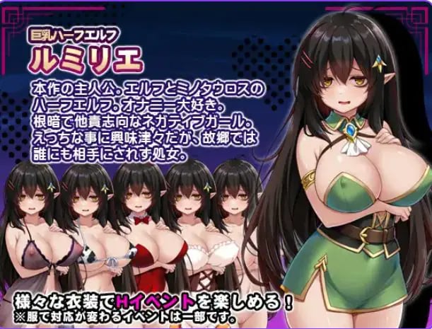 【PC/安卓/AI汉化/日式/RPG游戏/1.60G】 消极的半精灵想要被宠爱 内嵌AI汉化版+作弊码+PC+安卓+日式RPG游戏+1.60G