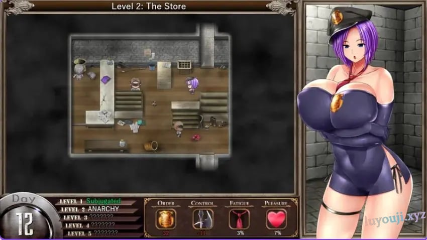 【PC/官中/爆款/RPG游戏/1.90G】 卡琳的监狱（Karryn’s Prison）Ver1.3.1.28 官中步兵版 作弊+全DLC+爆款RPG游戏+1.90G