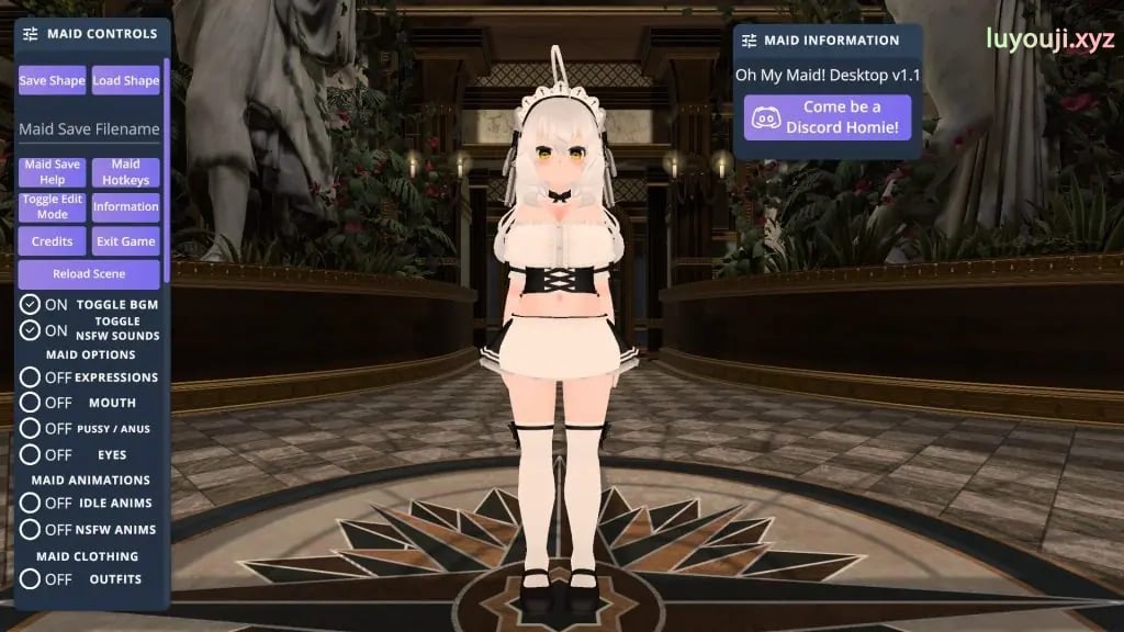 【PC/生肉/日式/3D游戏/630M】 哦,我的女仆!(Oh My Maid!) Ver1.1 生肉步兵版+日式3D游戏+630M