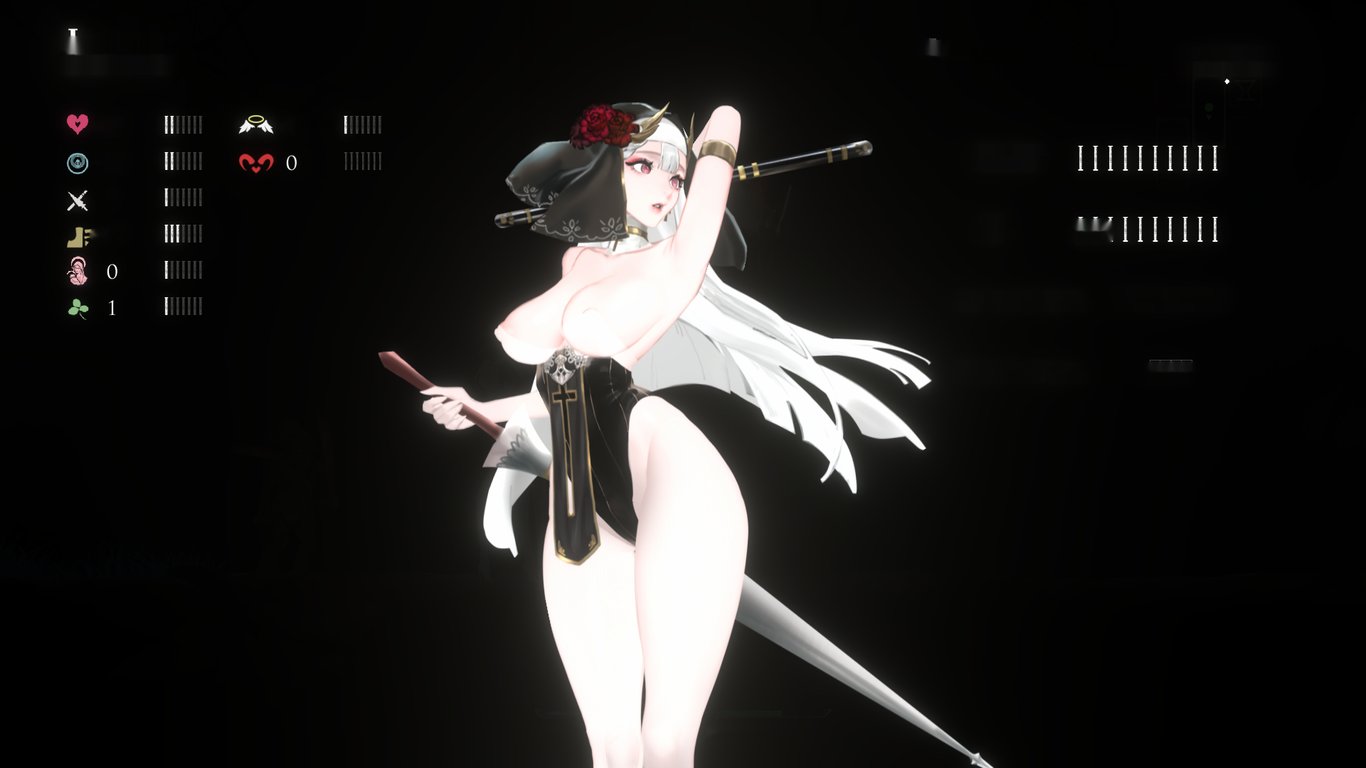 【究极ACT/中文/全动态】棘罪修女-伊妮莎 ThornSin V0.59 官方中文版★白丝高跟 【3.9G/白丝高跟/新增剧情】