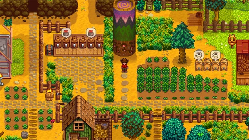 星露谷物语/Stardew Valley(已更新至V1.6.13+支持联机+集成大型节日+职业拓展+新物品新配方+新农场类型等+超多MOD+Build.16294068升级档+游戏修改器)