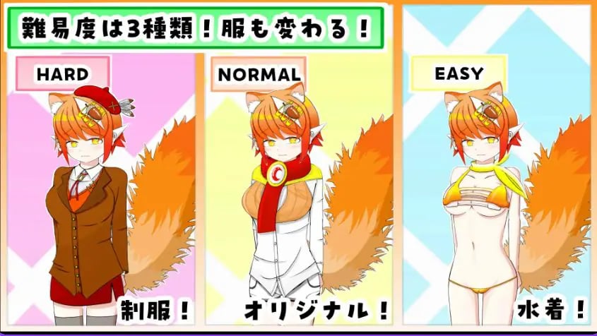 【PC/AI汉化/互动/SLG游戏/370M】 与兽耳娘（强行）玩野球拳 & 模拟游戏！ AI汉化版+互动SLG游戏+370M