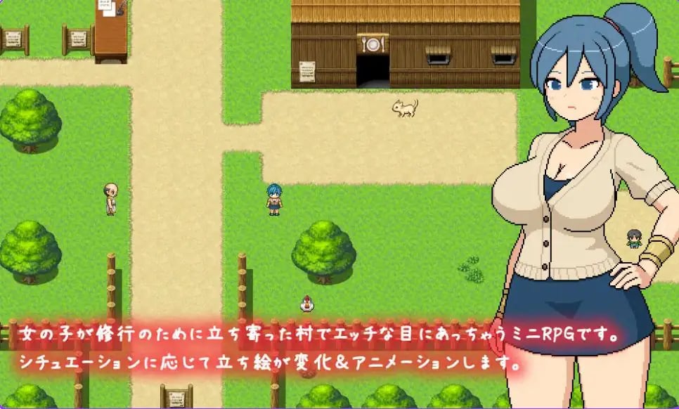 【PC/AI汉化/探索/RPG游戏/2.10G】 邪念修行村 (よこしま修行村) AI汉化版+自带全回想+探索RPG游戏+2.10G