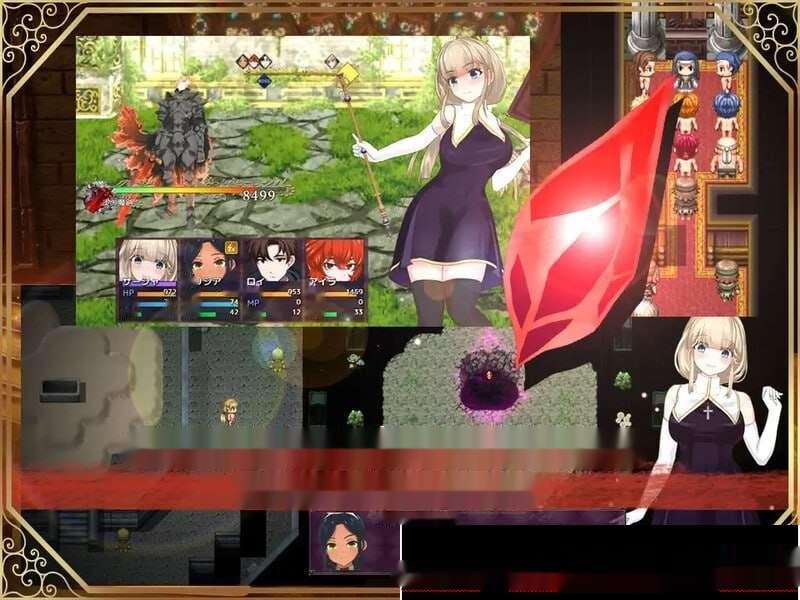 [回合RPG] 圣女萨莎与朱红魔石 聖女サーシャと朱紅の魔石 v1.094 AI汉化 [2G]