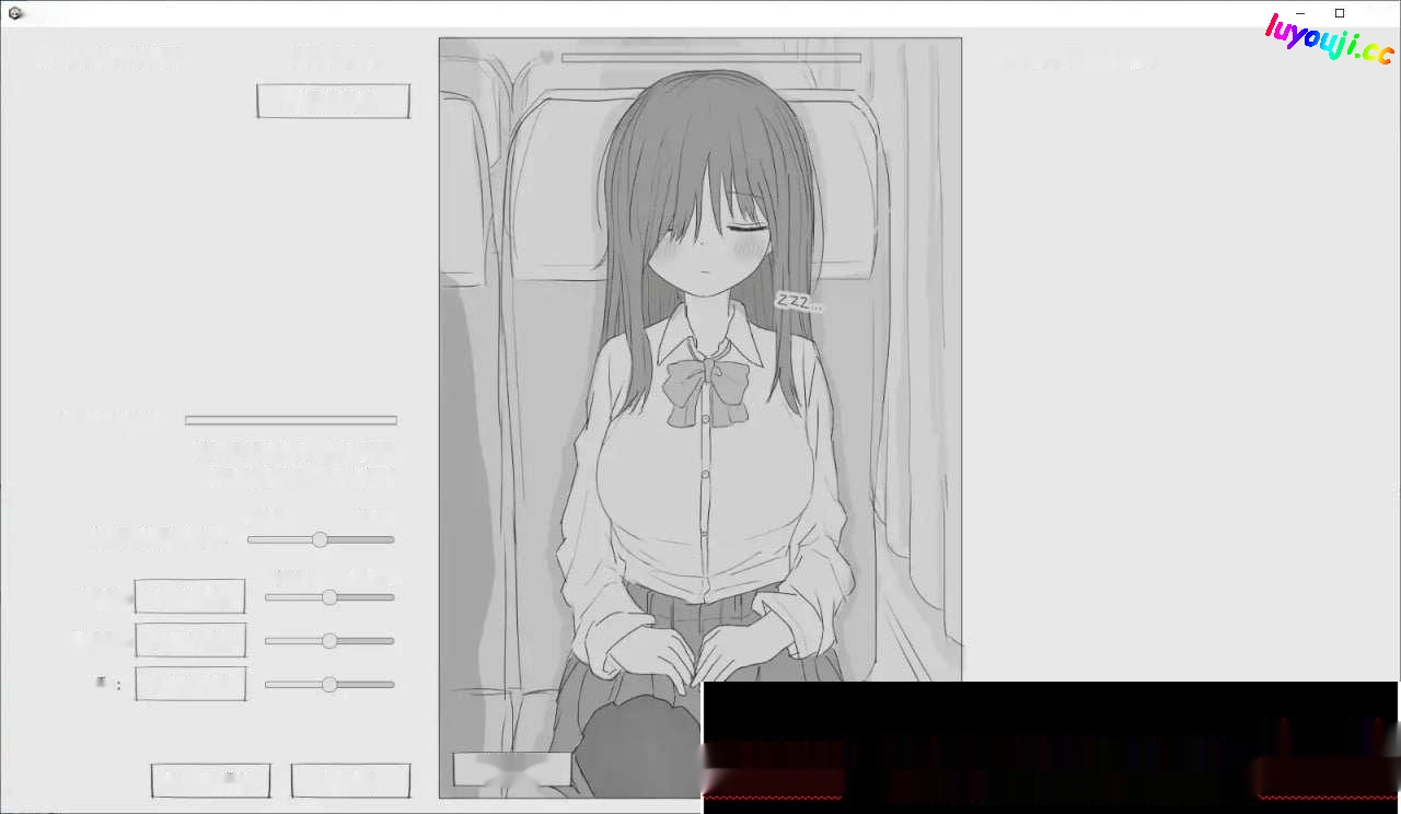 [互动SLG/黑白] 夜行バス痴漢シミュレーション 机翻汉化版 [1G]