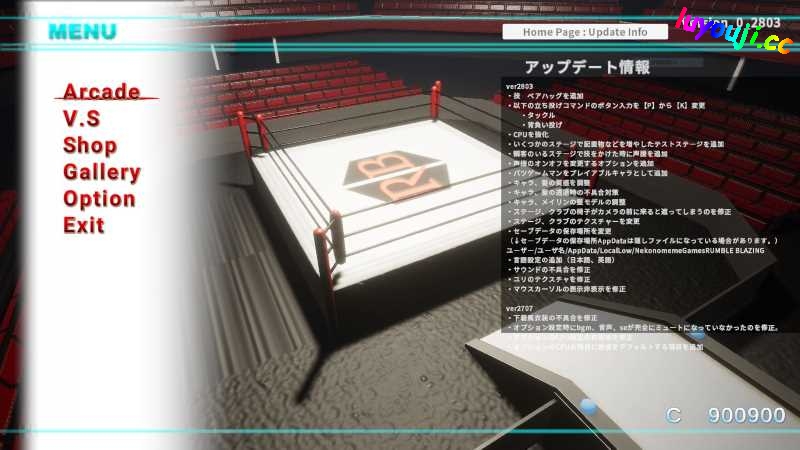 隆隆燃烧(RUMBLE BLAZING) v2803 日文版 少女格斗游戏