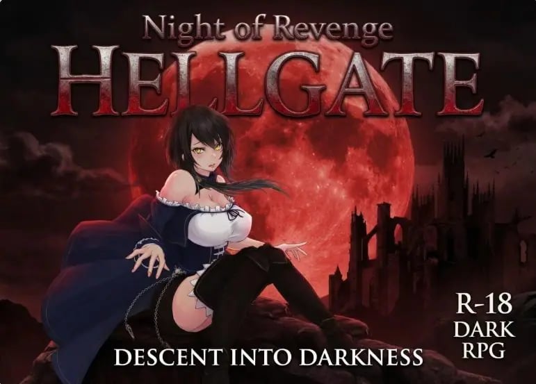 【PC/官中/动作/ACT游戏/2.9G】 魔女复仇之夜 “地狱之门：堕入黑暗” （Night of Revenge “HELLGATE: Descent Into Darkness”） 大型MOD Ver1.2.6 官中版+汉化补丁+存档+动作ACT游戏啊+2.9G