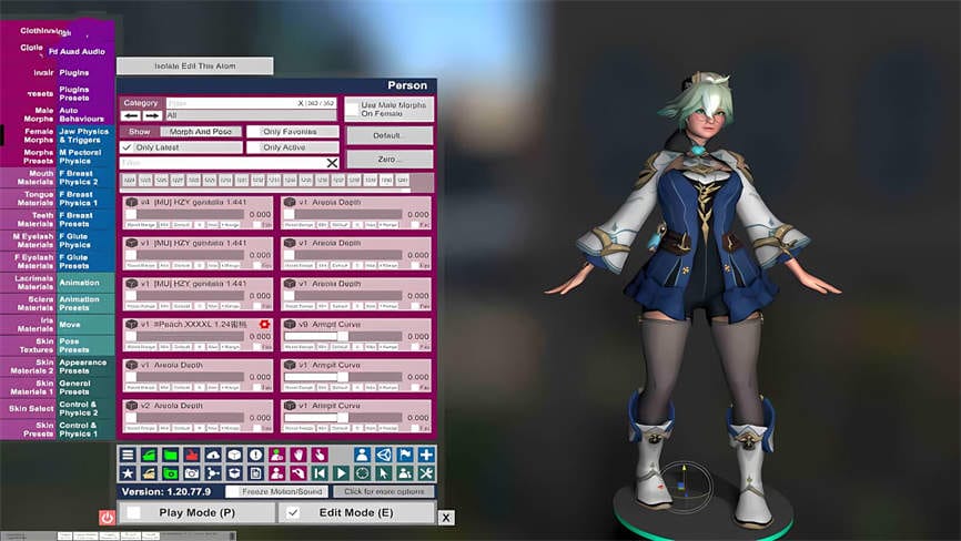 虚拟实境世界V/Virt A Mate Game(已更新至V1.20+集成MOD+建模工具+非VR和VR双模式+需VR设备+DLCs)