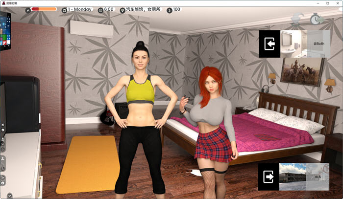 探索家庭困境与爱情抉择【苦难时期 v0.61.1 官方中文版 PC+安卓 沙盒动态SLG游戏 4.5G】