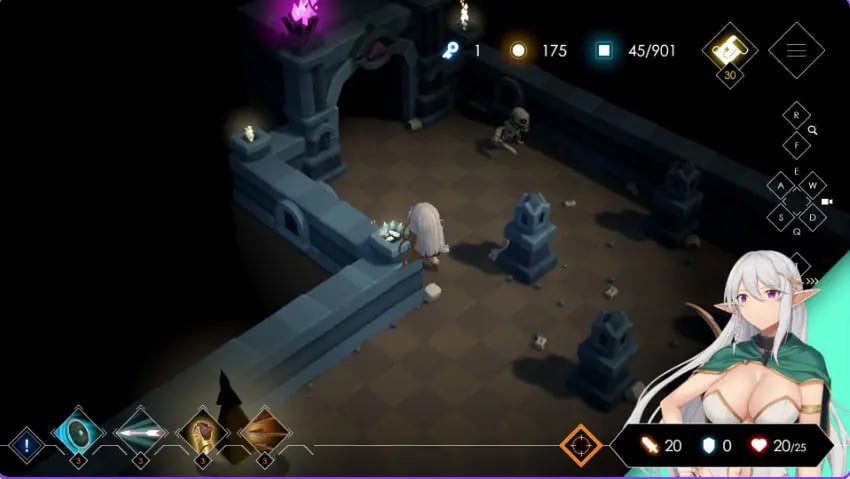 【PC/官中/生存/ACT游戏/3.30G】Escape Dungeon 2-银月苍狼 苏拉尔(Escape Dungeon 2 ~ 銀月蒼き狼 シュラル) Ver2.2 官中步兵版+DLC+生存ACT游戏+3.30G
