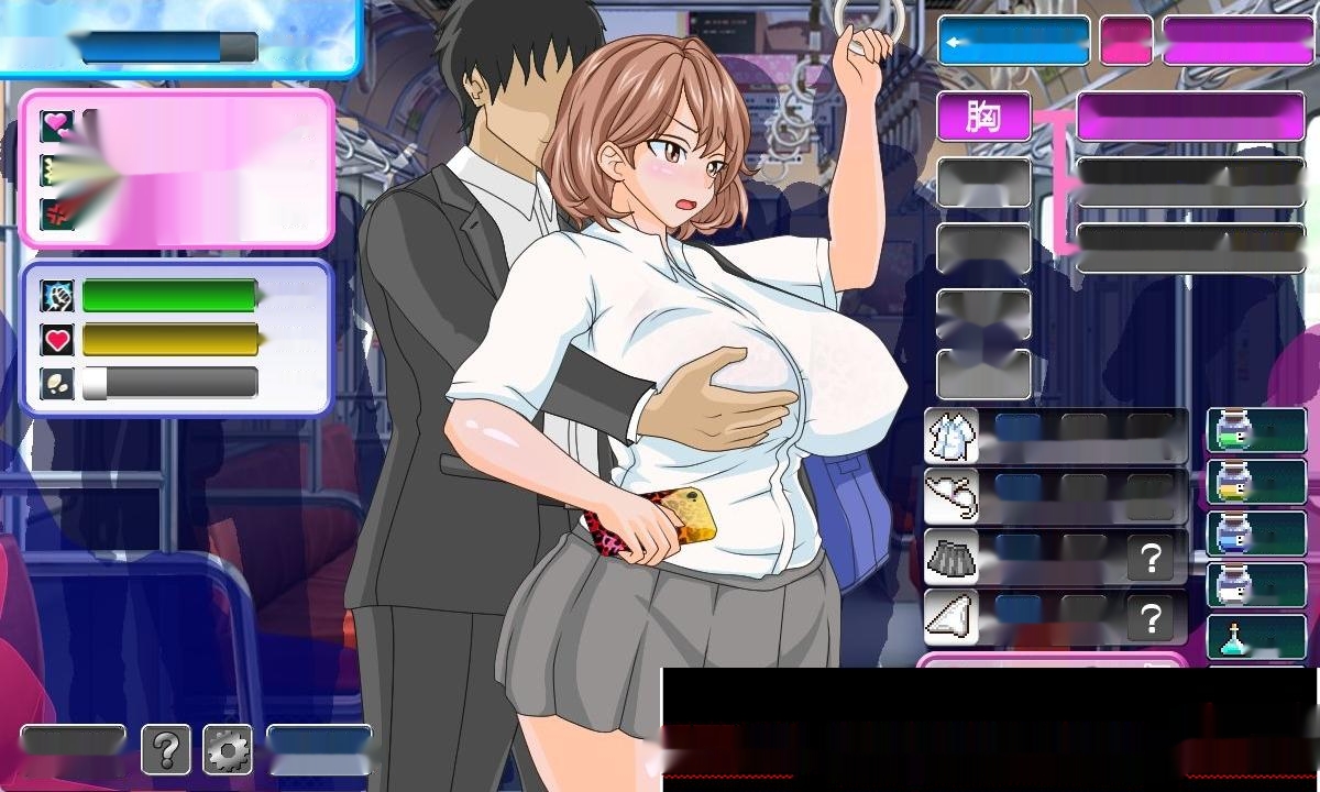 [SLG/AI汉化] 电车内银交～想触碰堕落的辣妹～ 電車内银交～ギャルは触って堕としたい～1.65G