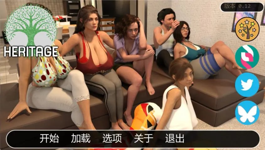 【PC/安卓/AI汉化/欧美/扶她/SLG游戏/7.14G】遗产 (Heritage) Ver0.12.0 AI汉化版 PC+安卓+欧美SLG+7.14G