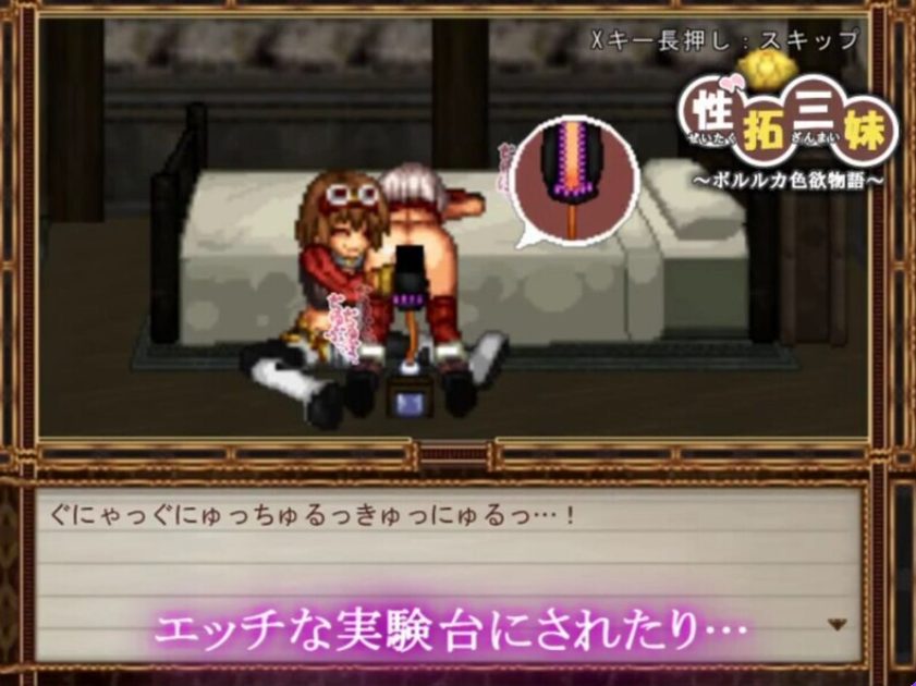 【PC/AI汉化/探索/RPG游戏/670M】 性拓三妹~波尔鲁卡色欲物语~ （性拓三妹～ポルルカ色欲物語～） Ver1.1 AI汉化版+探索RPG游戏+670M