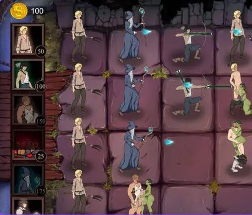 【PC/安卓/英文/欧美/SLG游戏/900M】 魔女突袭:镇守 【植物大战僵尸】(Monster girl assault!) Ver0.3.5 原版EN+PC+安卓+欧美SLG游戏+900M