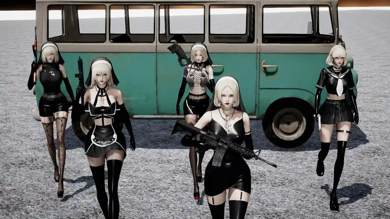 【3D全彩】修女杀手团的覆灭01-05 [590P+135M]