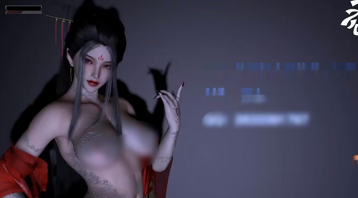 【国漫3D/全动态】[VAM] 绝美焰灵姬 黑丝禽趣睡衣【1.22G】