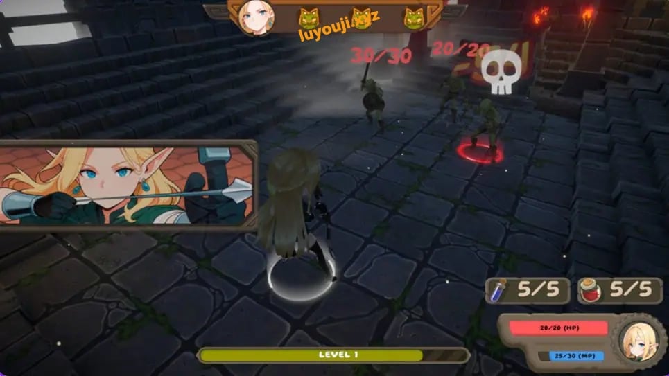 【PC/官中/地牢/肉鸽/SLG游戏/5.90G】 精灵冒险：失落城堡 （Elf Adventure: The Lost Castle） 官中步兵版+肉鸽SLG游戏+5.90G