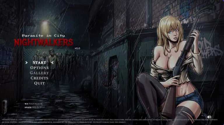 【PC/生肉/动作/ACT游戏/440M】 寄生虫城市：夜行者 （Parasite in City Nightwalkers） Ver1.05 生肉版+动作ACT游戏+440M